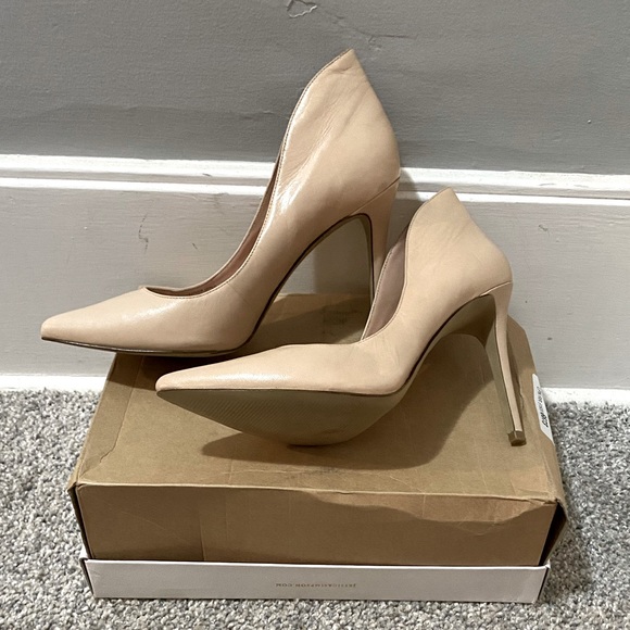 Enzo Angiolini Leather Heels - gently used! Size 9-runs big - Picture 2 of 3